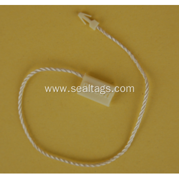 Small string tag cords for clothing